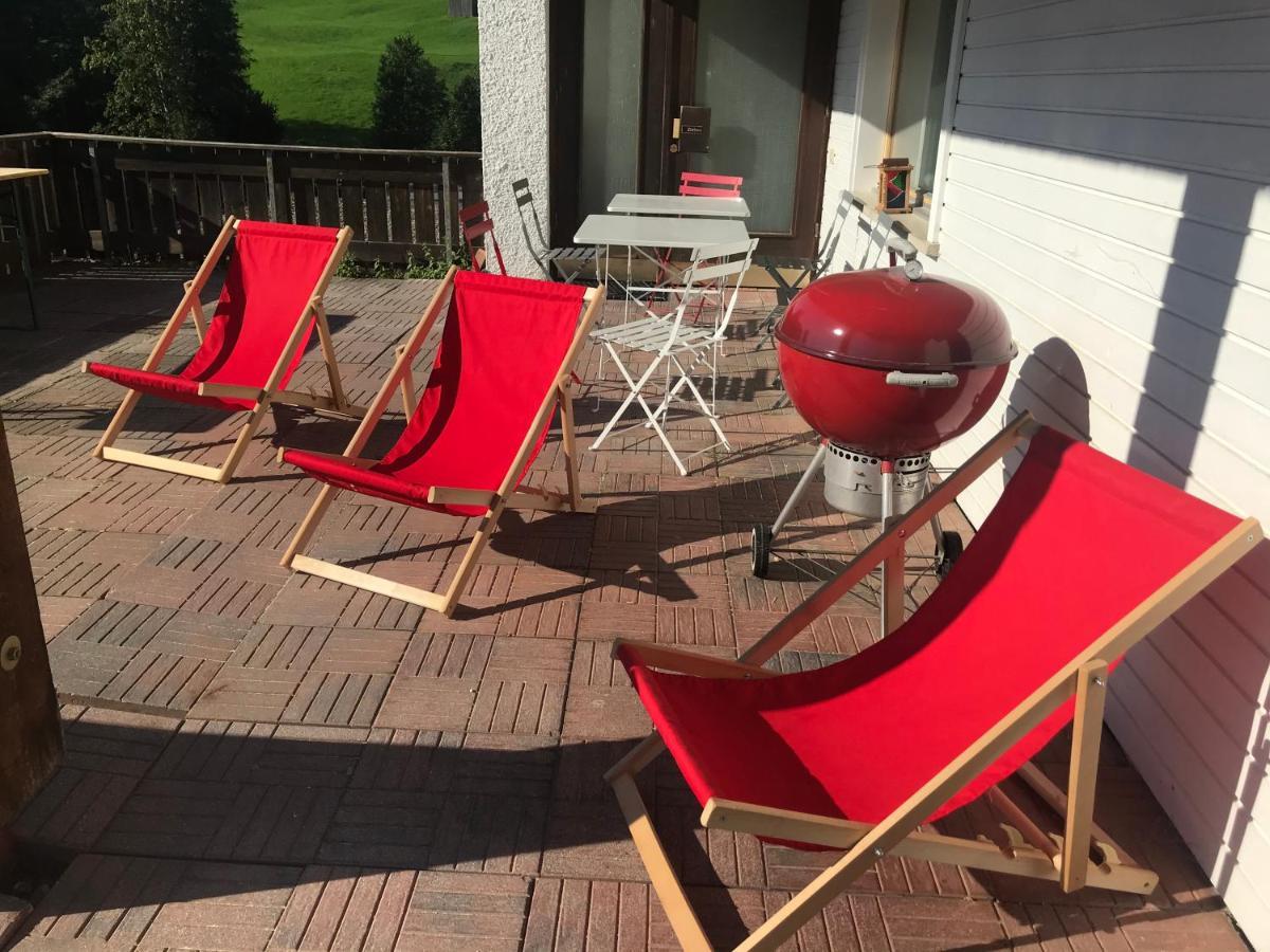 Kleine Ferienwohnung Am Rande Der Wildnis Sibratsgfäll Buitenkant foto