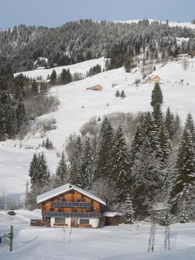Kleine Ferienwohnung Am Rande Der Wildnis Sibratsgfäll Buitenkant foto