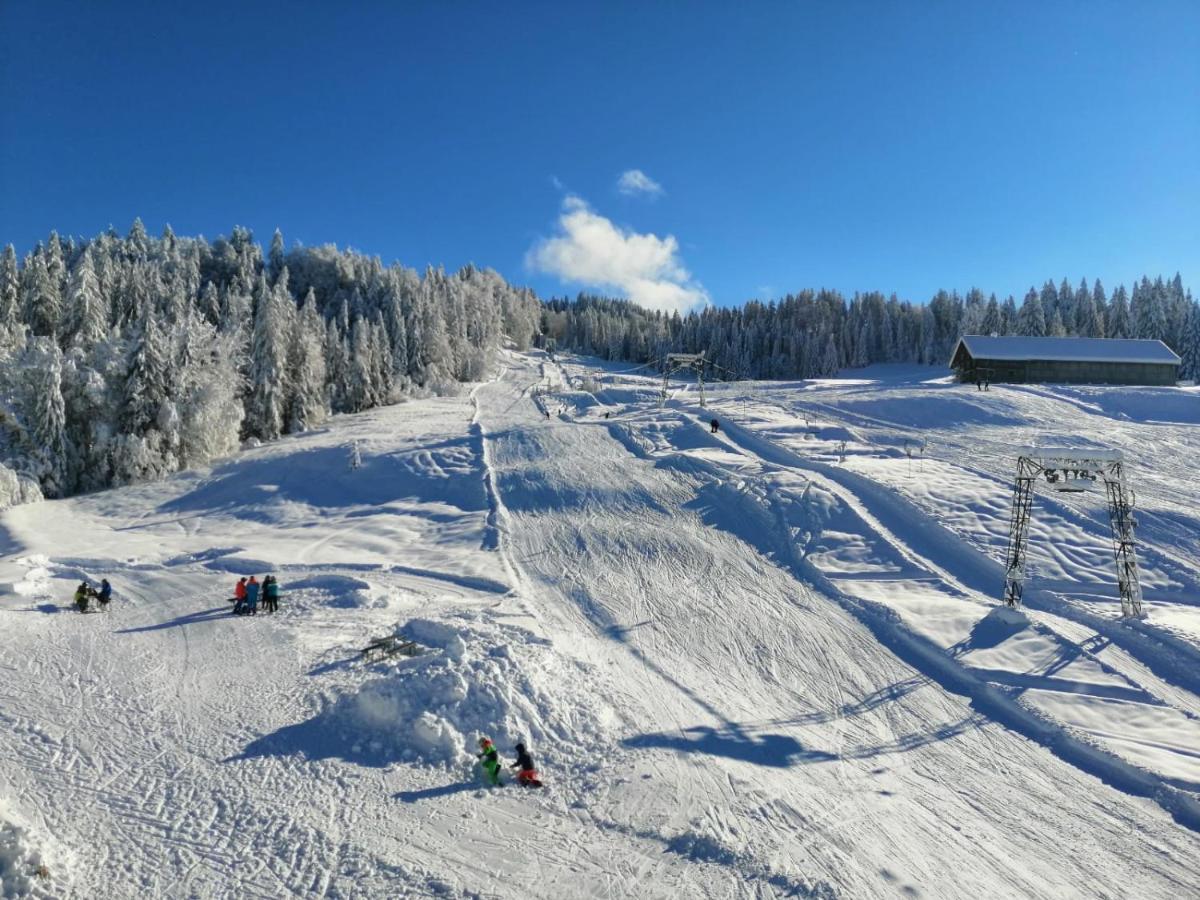Kleine Ferienwohnung Am Rande Der Wildnis Sibratsgfäll Buitenkant foto