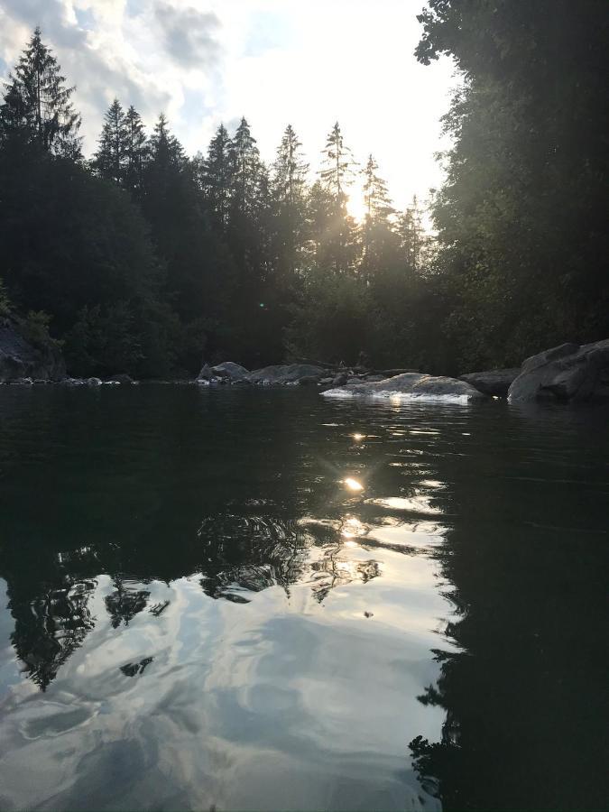 Kleine Ferienwohnung Am Rande Der Wildnis Sibratsgfäll Buitenkant foto