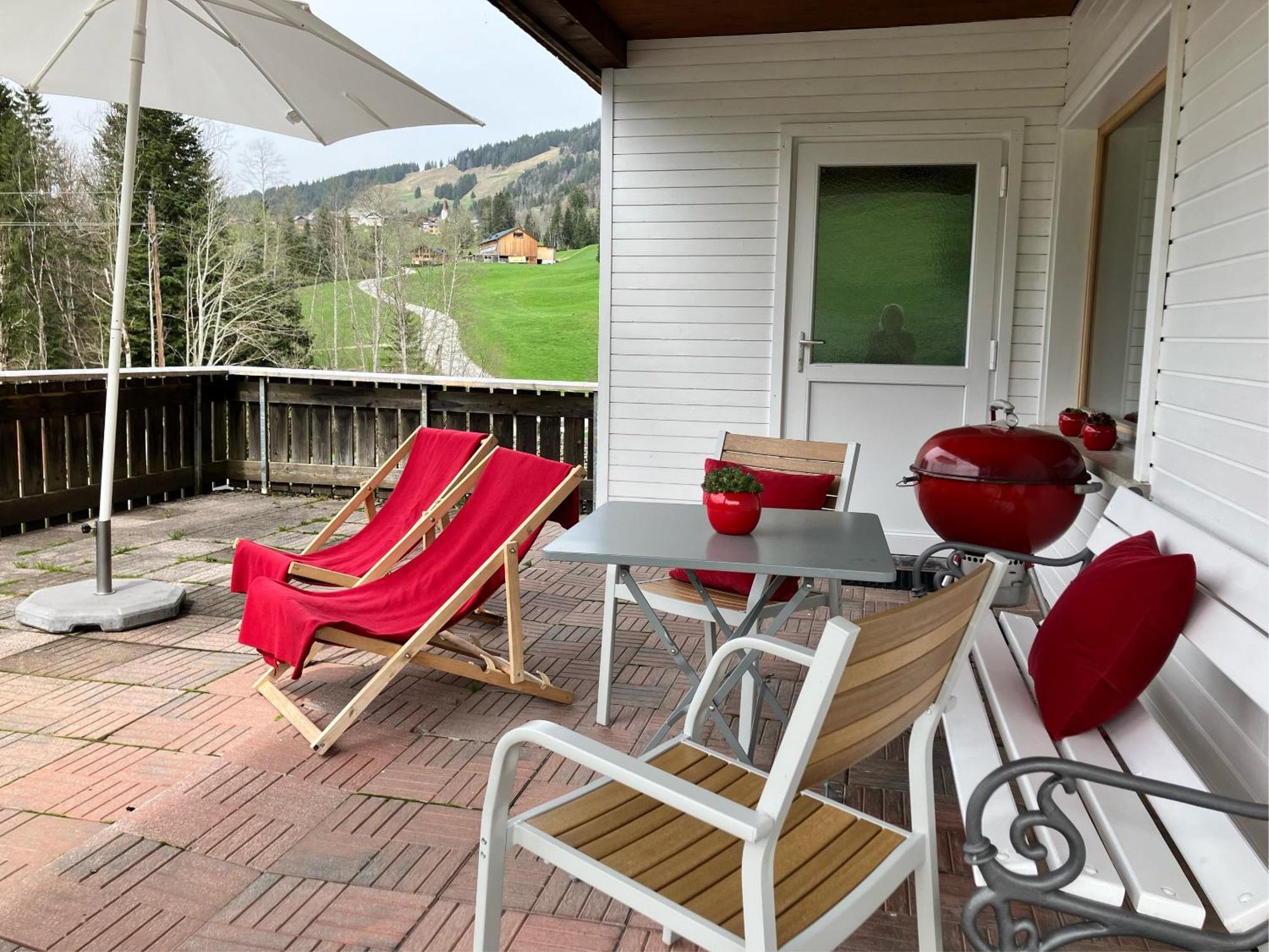 Kleine Ferienwohnung Am Rande Der Wildnis Sibratsgfäll Buitenkant foto